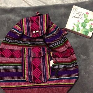 Mexica stitched back pack from Mexico.